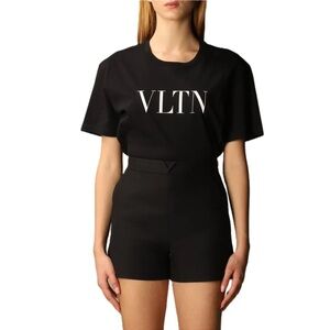 Valentino VLTN Black unisex T-Shirt - Medium
